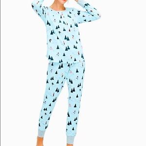 Kate Spade robin egg blue henley jogger set